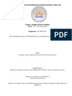 Guia 10 de Matematica Unidad de Repaso General