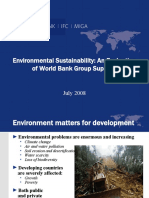 Environmental Sustainability: An Evaluation of World Bank Group Support