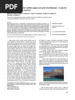 Acid Leaching of Oxide-Sulfide Copper Ore Prior The Flotation - A Way For An Increased Metal Recovery