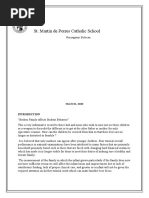 St. Martin de Porres Catholic School: March 01, 2020