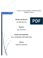 Fundamentos Básicos de La Ingeniería Económica - Tarea 2