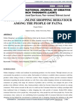 A Study On Online Shopping Behaviour Among The People of Patna