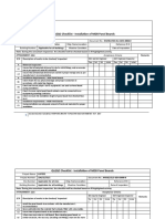 QA/QC Checklist - Installation of MDB Panel Boards