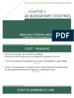 Chapter 3 Part 2 - Costing and Budgetary Control