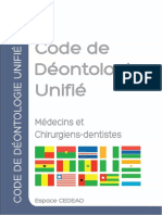 Code de Déontologie CDEAO