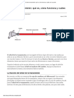 El Árbol de Transmisión - Qué Es, Cómo Funciona y Cuáles Son Sus Partes