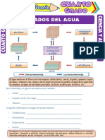 Estados Del Agua para Cuarto Grado de Primaria