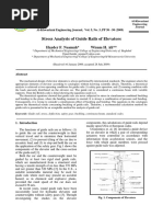 Stress Analysis of Guide Rails of Elevators: Hayder F. Neamah Wisam H. Ali