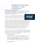 Catorce Muletillas Tóxicas Que Minan Nuestra Vida Cristiana