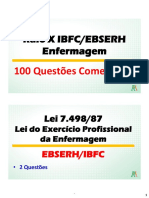 100 Questões IBFC ROMULO P LEI 7.498-87