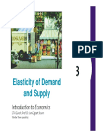 Elasticity of Demand and Supply: Introduction To Economics