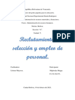 Administracion de Recursos Humanos Unidad V