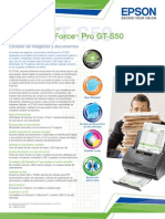 Scanner de Produccion Pro GT-S50