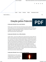 Oração Pelos Falecidos - Rezar o Terço - Novenas e Orações