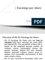 IAS-33: Earnings Per Share