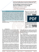 Planning and Scheduling Construction Projects Using Primavera Software A Case Study