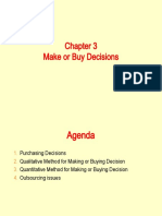 Chapter 3 - ST - Make or Buy Decisions