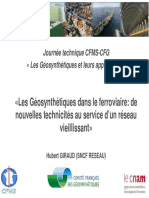 Géosynthetique Voie Ferrée