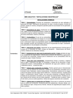 Programa Analítico Instalaciones Industriales