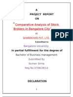 Comparative Analysis of Stock Brokers