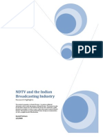 NDTV and The Indian Broadcasting Industry: Research Highlights