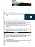 Cuestionatio para Evalular El Perfil de Casic