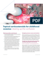 Topical Corticosteroids For Childhood Eczema:: Clearing Up The Confusion