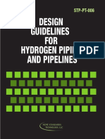 Design Guidelines FOR Hydrogen Piping and Pipelines: STP-PT-006