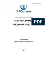 Contabilidade e Auditoria Pública APOSTILA