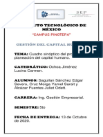 Cuadro Sinóptico-Proceso de Planeación de C.H.