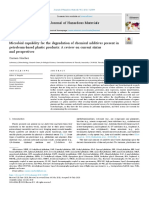 Ditives Present in Petroleum-Based Plastic Products A Review On Current Status and Perspectives