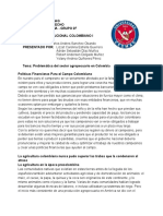 Problemática Del Sector Agropecuario en Colombia