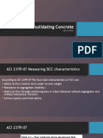 Tests of Self-Consolidating Concrete: ACI 237R-07