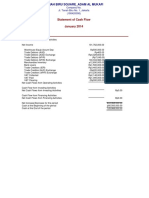 Statement of Cash Flow 