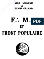 LUL Franc-Maconnerie Et Front Populaire