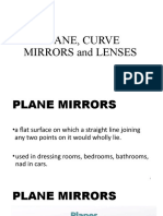 Plane, Curve Mirrors and Lenses