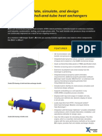 Rate, Simulate, and Design Shell-And-Tube Heat Exchangers