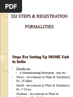 Ssi Steps & Registration Formalities