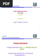 Testing of Insulator