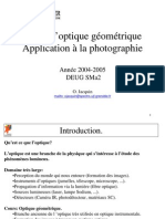 Cours D'optique Géométrique