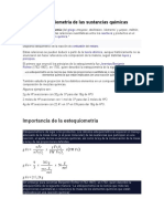 Estequiometria de Las Sustancias Químicas