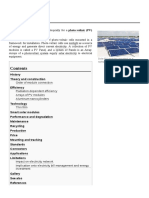 Solar Panel: Solar PV Modules Mounted On A Rooftop