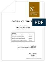 EXAMEN FINAL de COMU3 - Benavides Sanchez Wilfredo