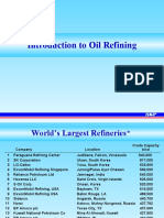 Introduction To Oil Refining