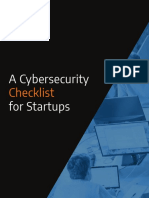 A Cybersecurity Checklist For Startups