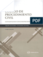 Codigo de Procedimiento Civil Sistematizado Con Jurisprudencia. Thomson Reuters. 4ta Ed.