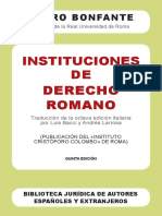 Instituciones Del Derecho Romano