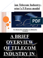 Indian Telecom Industry-Porter's 5 Force Model: by - Sukanya Roy Chowdhury & Abhirup Roy Choudhury