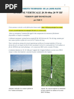 Antenne Verticale 20-30-40m HF