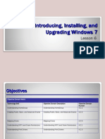 Introducing, Installing, and Upgrading Windows 7: Lesson 6